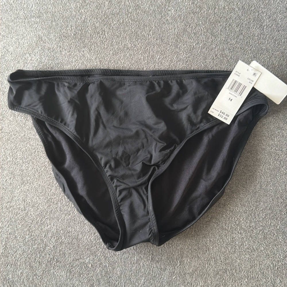 Leilani Bikini Bottom Swimsuit Black Classic